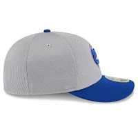 Men's New Era  Gray/Royal Chicago Cubs 2025 Batting Practice Low Profile 59FIFTY Fitted Hat