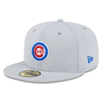 V107988 Cubs Mlb Nwe 2025 Clubhouse Gris 59fifty HATMENHIC 60632143 #4