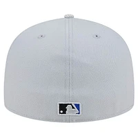 Men's New Era Gray Chicago Cubs Active Team Camo 59FIFTY Fitted Hat