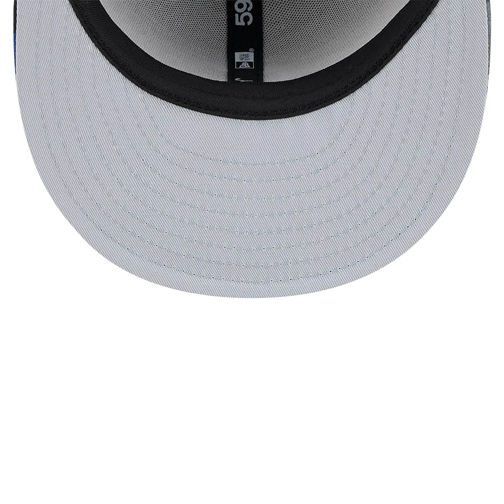 Men's New Era Gray Chicago Cubs Active Team Camo 59FIFTY Fitted Hat