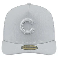 Men's New Era  Gray Chicago Cubs Colorpack 59FIFTY Fitted Hat