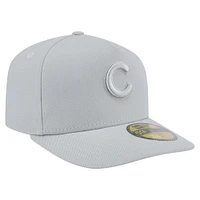 Men's New Era  Gray Chicago Cubs Colorpack 59FIFTY Fitted Hat
