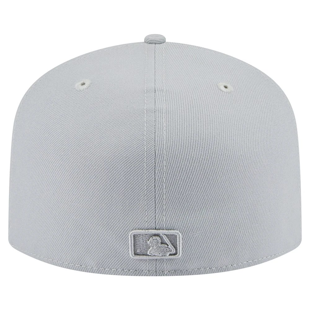 Men's New Era  Gray Chicago Cubs Colorpack 59FIFTY Fitted Hat