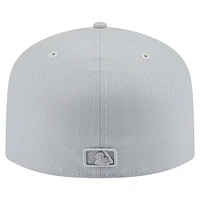 Men's New Era  Gray Chicago Cubs Colorpack 59FIFTY Fitted Hat