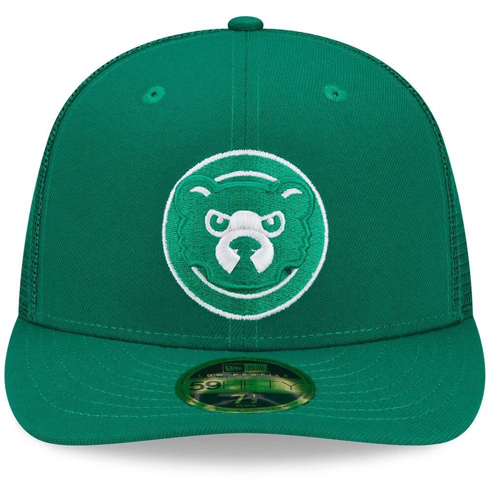 Men's New Era Green Chicago Cubs 2022 St. Patrick's Day Low Profile 59FIFTY Fitted Hat