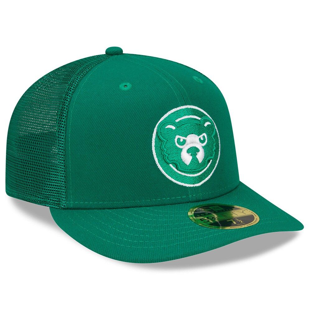 Men's New Era Green Chicago Cubs 2022 St. Patrick's Day Low Profile 59FIFTY Fitted Hat