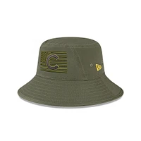 Casquette New Era verte Chicago Cubs 2023 Armed Forces Day pour homme