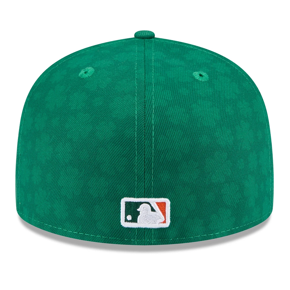 Men's New Era Kelly Green Chicago Cubs St. Patrick's Day 59FIFTY Fitted Hat