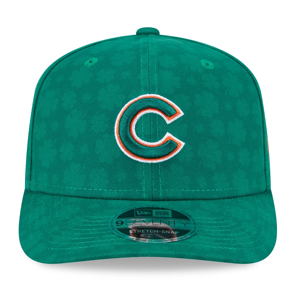 V107988 Cubs NWE MLB25 St. Pat's 9SEVENTY Chapeau extensible à pression 60626423 #2