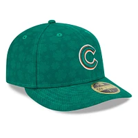 Men's New Era Kelly Green Chicago Cubs St. Patrick's Day Low Profile 59FIFTY Fitted Hat