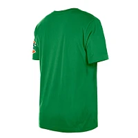 Men's New Era  Kelly Green Chicago Cubs St. Patrick's Day Shamrock Fill T-Shirt
