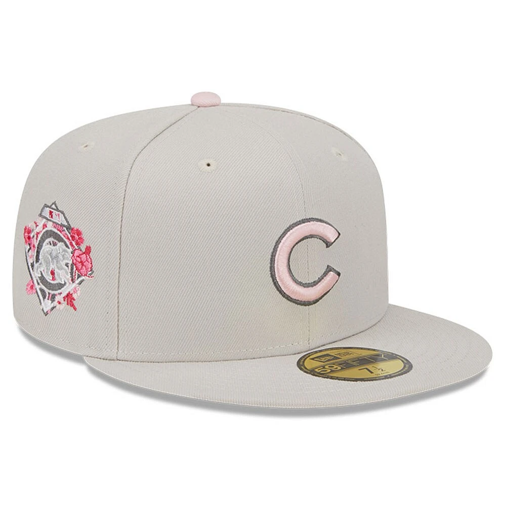 Men's New Era  Khaki Chicago Cubs 2023 Mother's Day On-Field 59FIFTY Fitted Hat