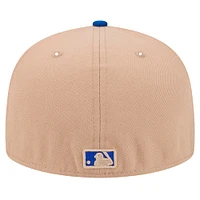 Men's New Era Khaki Chicago Cubs 59FIFTY Fitted Hat