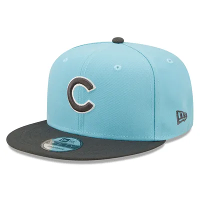 Men's New Era Light Blue/Charcoal Chicago Cubs Color Pack Two-Tone 9FIFTY - Snapback Hat