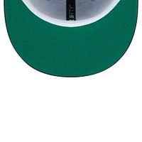 Men's New Era Light Blue/Navy Chicago Cubs Green Undervisor 59FIFTY Fitted Hat