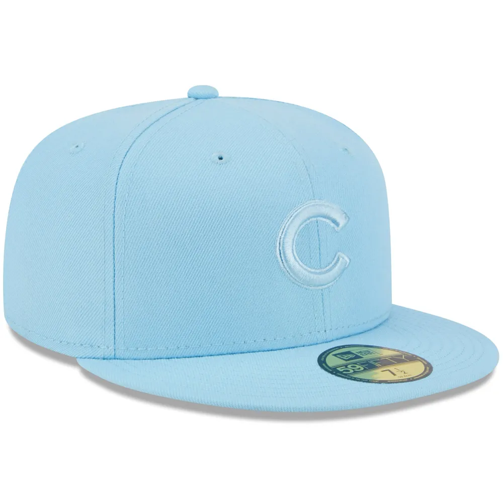 Men's New Era Light Blue Chicago Cubs 59FIFTY Fitted Hat