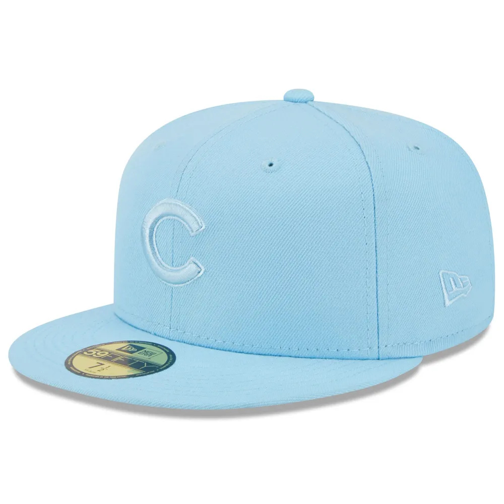 Men's New Era Light Blue Chicago Cubs 2023 Spring Color Basic 59FIFTY Fitted Hat