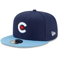 Casquette ajustable 9FIFTY Snapback Chicago Cubs 2021 City Connect New Era pour homme, bleu marine/bleu clair