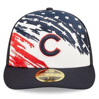 Men's New Era Navy Chicago Cubs 2022 4th of July Low Profile 59FIFTY Fitted Hat