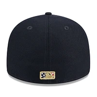 Casquette ajustée 59FIFTY Chicago Cubs 2023 Fourth of July Low Profile New Era pour homme, bleu marine