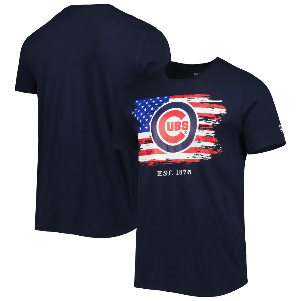 Lids Chicago Cubs New Era 4th of July Jersey T-Shirt - Navy