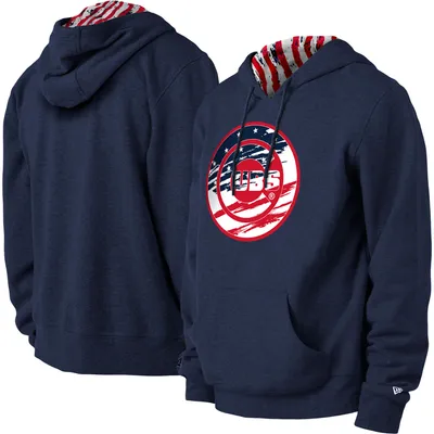 New Era Navy Boston Red Sox Sleeveless Pullover Hoodie