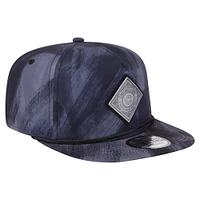 Men's New Era Navy Chicago Cubs Printed Golfer Snapback Hat