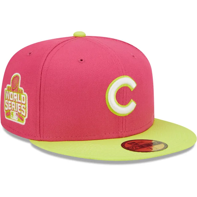 Chicago Cubs Fanatics Branded True Classic Flat Brim Fitted Cap