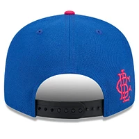 Men's New Era Royal/Black Chicago Cubs Watermelon Big League Chew Flavor Pack 9FIFTY Snapback Hat