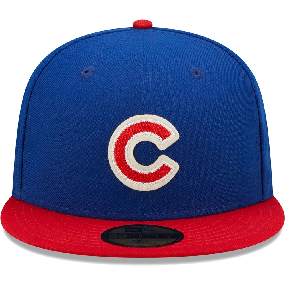 Chicago Cubs WORLD SERIES CHAMPS ELEMENTS Royal Fitted Hat