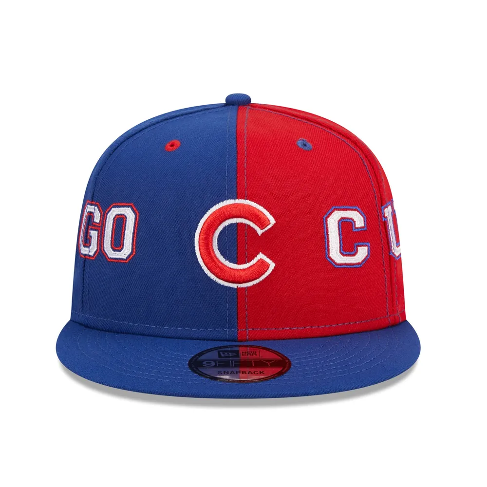 Chicago Cubs TEAM BASIC Red-White Fitted Hat by New Era