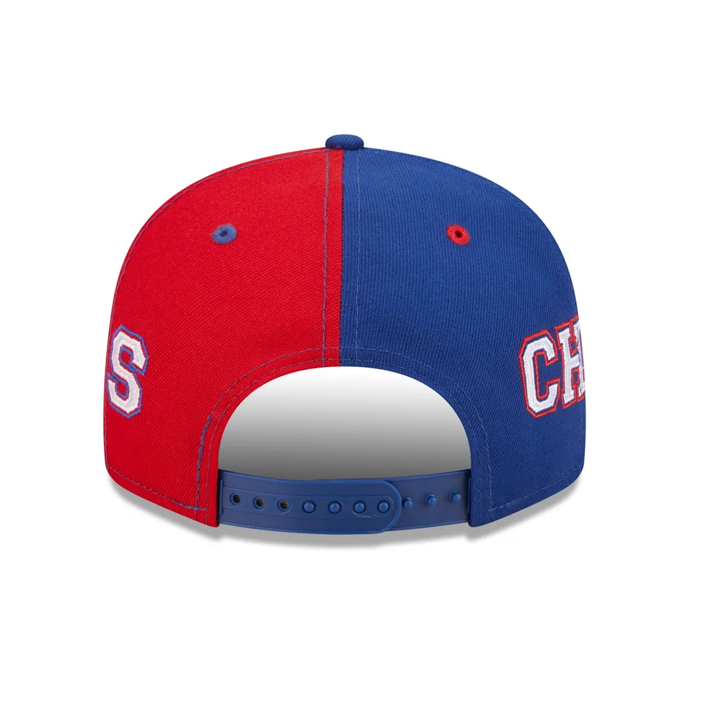 Chicago Cubs TEAM BASIC Red-White Fitted Hat by New Era