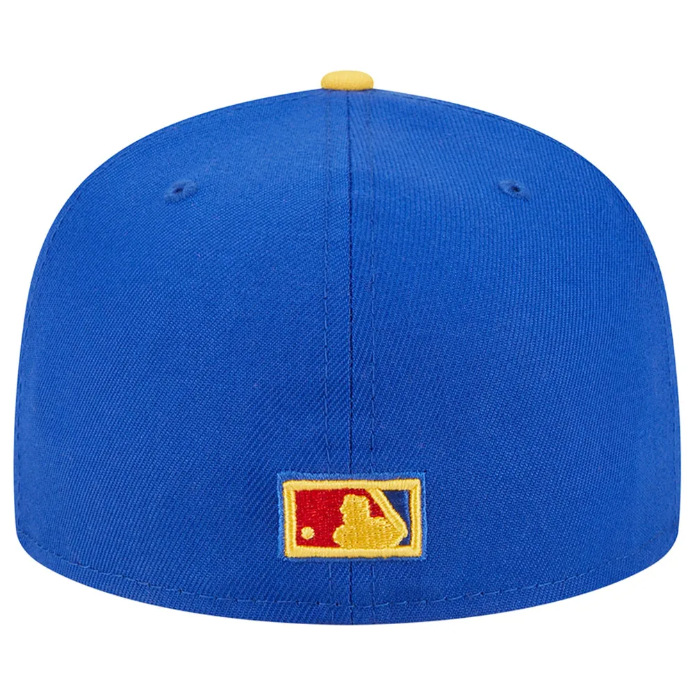 Men's New Era Royal/Yellow Chicago Cubs Empire 59FIFTY Fitted Hat