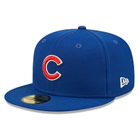 Men's New Era Royal Chicago Cubs 2016 World Series Champions Citrus Pop UV 59FIFTY Fitted Hat