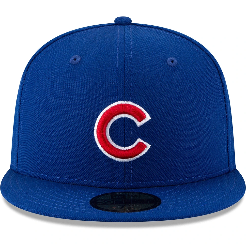 Men's New Era Royal Chicago Cubs 2016 World Series Wool 59FIFTY Fitted Hat