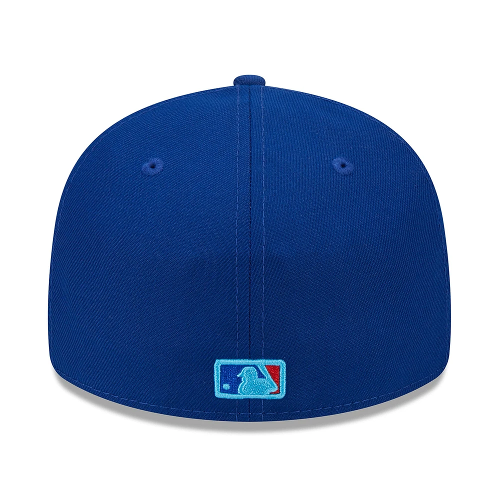 Casquette ajustée 59FIFTY à profil bas pour la fête des pères Cubs de Chicago 2023 MLB Royal New Era homme