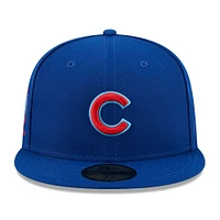 Casquette ajustée New Era Royal Chicago Cubs 2023 MLB Father's Day On-Field 59FIFTY pour homme