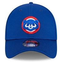 Casquette flexible 39THIRTY d'entraînement au bâton 2024 des Royal Chicago Cubs New Era pour hommes