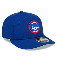 Casquette ajustée 59FIFTY Low Profile Royal Chicago Cubs 2024 New Era pour hommes