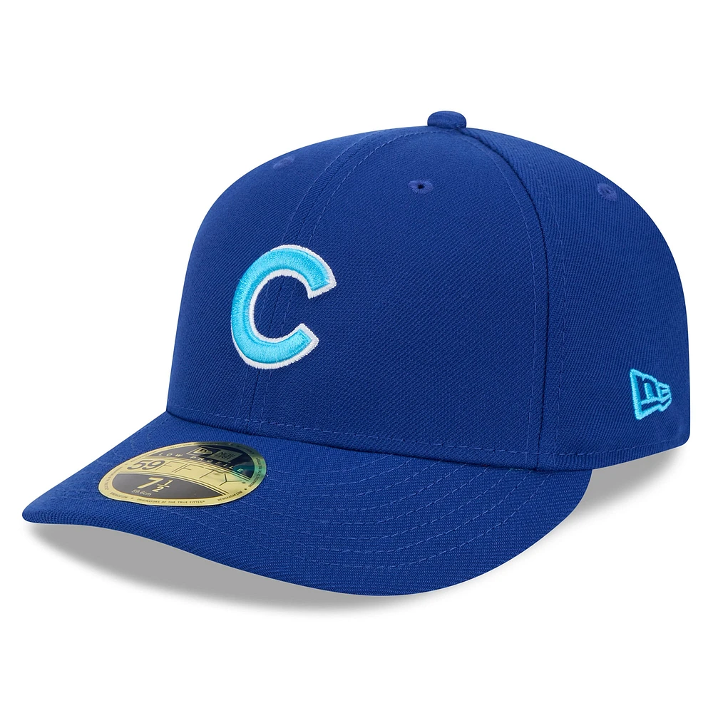 Men's New Era Royal Chicago Cubs 2024 Father's Day Low Profile 59FIFTY Fitted Hat