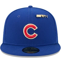Men's New Era  Royal Chicago Cubs 2025 59FIFTY Day Fitted Hat with Pins