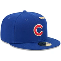Men's New Era  Royal Chicago Cubs 2025 59FIFTY Day Fitted Hat with Pins