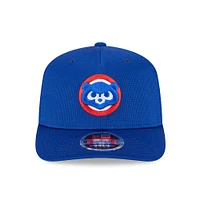 Men's New Era  Royal Chicago Cubs 2025 Batting Practice 9SEVENTY Stretch-Snap Trucker Hat