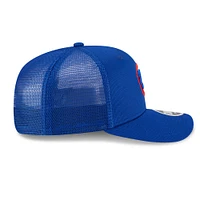 Men's New Era  Royal Chicago Cubs 2025 Batting Practice 9SEVENTY Stretch-Snap Trucker Hat