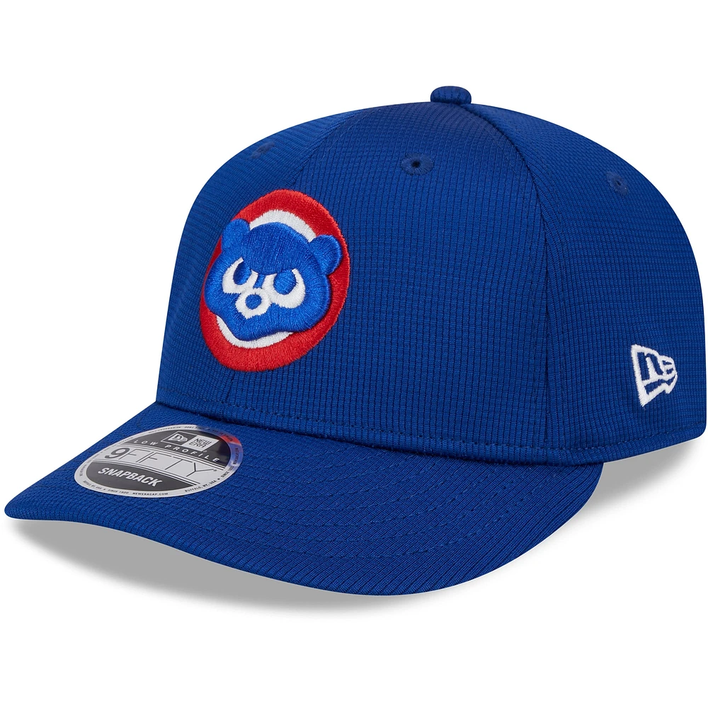 Men's New Era  Royal Chicago Cubs 2025 Batting Practice Low Profile 9FIFTY Snapback Hat