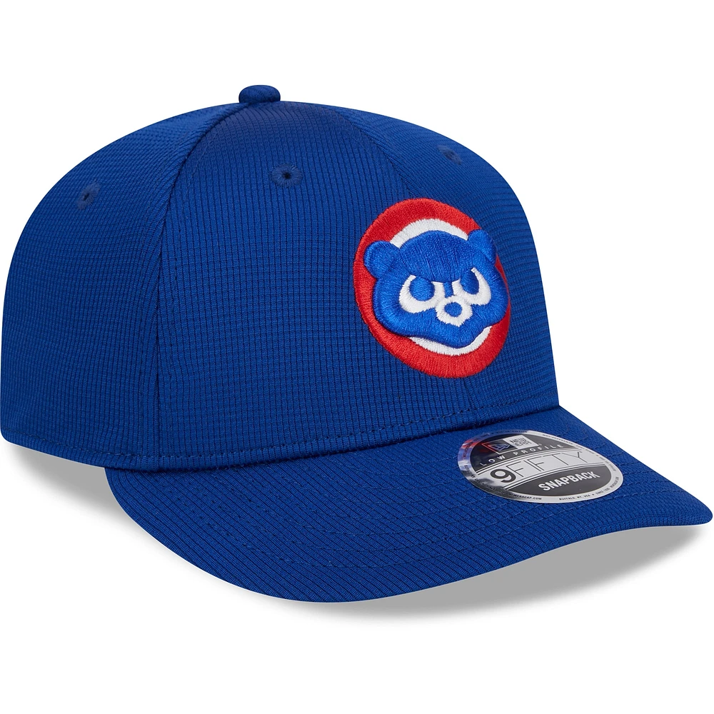 Men's New Era  Royal Chicago Cubs 2025 Batting Practice Low Profile 9FIFTY Snapback Hat