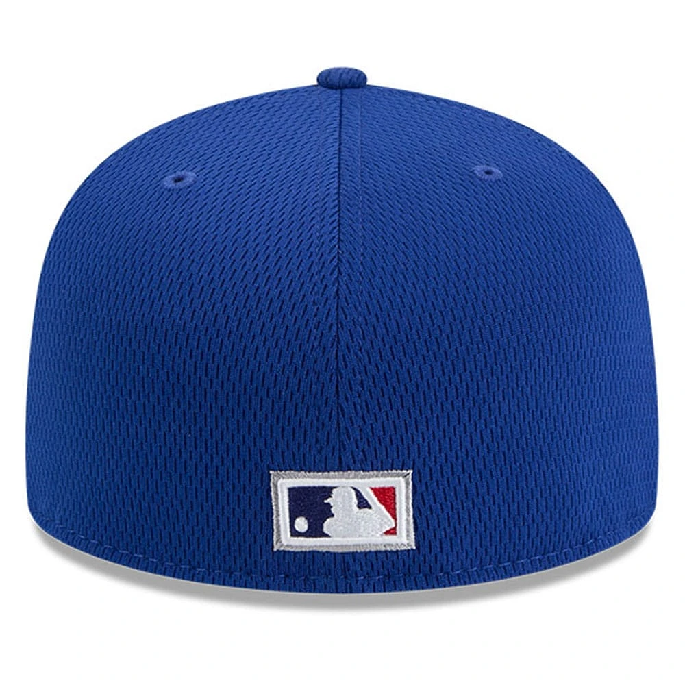 Casquette ajustée MLB Clubhouse 59FIFTY 2025 des Chicago Cubs de New Era pour homme