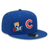 Men's New Era Royal Chicago Cubs White Logo 59FIFTY Fitted Hat