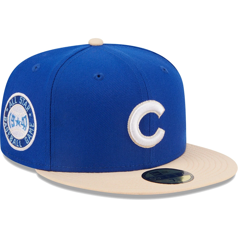 Men's New Era Royal Chicago Cubs 59FIFTY Fitted Hat