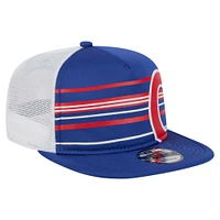 Men's New Era  Royal Chicago Cubs 9FIFTY A-Frame Trucker Snapback Hat